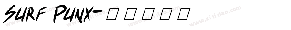 Surf Punx字体转换